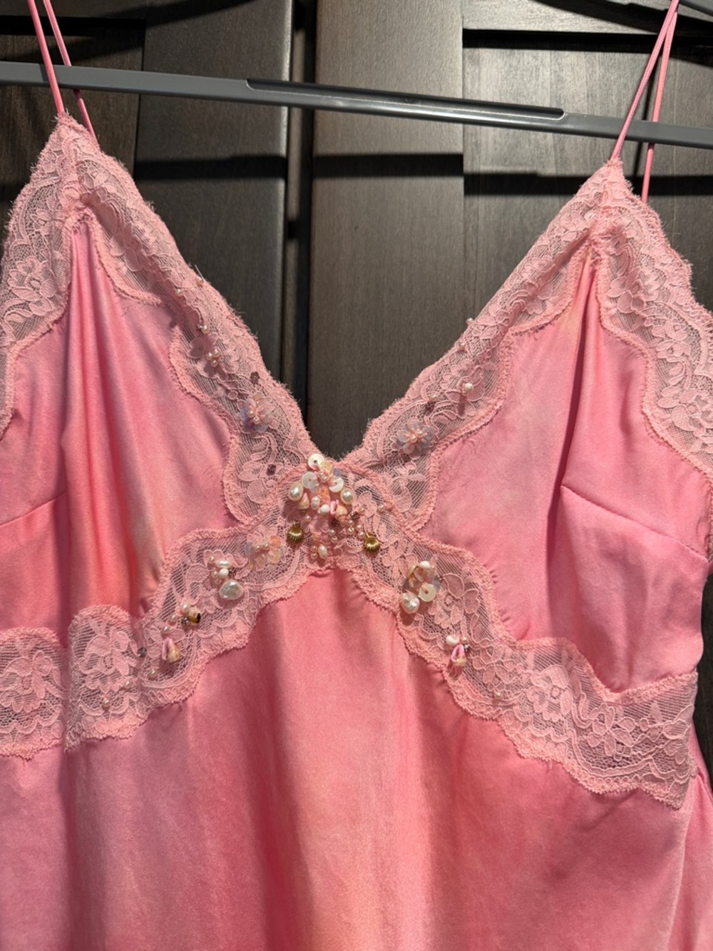 NWT Nicola Mini Slip Dress in Pink Ember - Picture 6 of 8